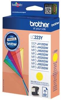 BROTHER Originál LC-223 Yellow MFC-J4420DW/J4620DW/J5320DW/J5620DW/J5720DW - LC223Y