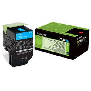 LEXMARK originál toner CS310/CS410/CS510 702C CYAN 1K   - 70C20C0