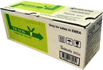 KYOCERA originál toner TK-5135Y Yellow TASKalfa 265Ci/266Ci - 1T02PAANL0