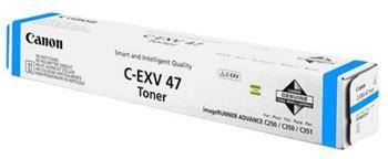 Canon originál toner C-EXV47C cyan iRAC250i/iRAC350i/iRAC351iF - 8517B002