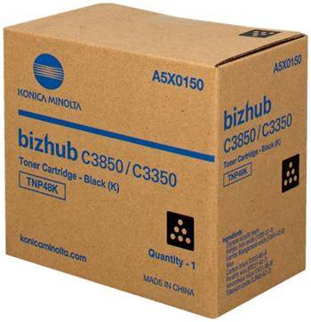 MINOLTA originál toner TNP48K black Bizhub C3350/C3850 - A5X0150