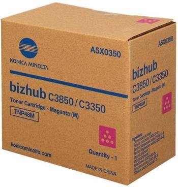 MINOLTA originál toner TNP48M magenta Bizhub C3350/C3850 - A5X0350