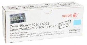 Xerox originál toner 106R02760 cyan PHASER 6020/6022, WorkCentre 6025/6027