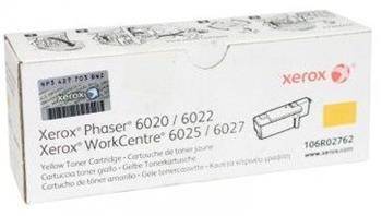 Xerox originál toner 106R02762 yellow PHASER 6020/6022, WorkCentre 6025/6027