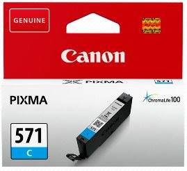 CANON Originál CLI-571C cyan MG 5750/5751/6850/6851/7750/7751