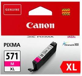 CANON Originál CLI-571M XL magenta MG 5750/5751/6850/6851/7750/7751