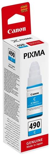 CANON Originál GI-490C cyan PIXMA G1400/G2400/G3400 - 0664C001
