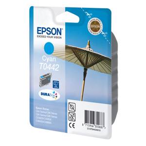 EPSON Originál S C64/C66/C84/CX3650/CX6400 cyan HC - C13T04424010