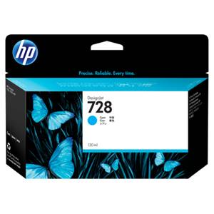 HP originál  F9J67A Azúrová No.728, 130ml