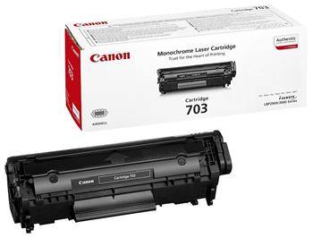 Canon originál toner CRG-703 black LBP 2900/3000, HP 1010 - 7616A005
