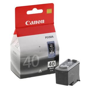 CANON Originál PG-40 black MP 150/160/170/180/450/460, iP 2200, MX300