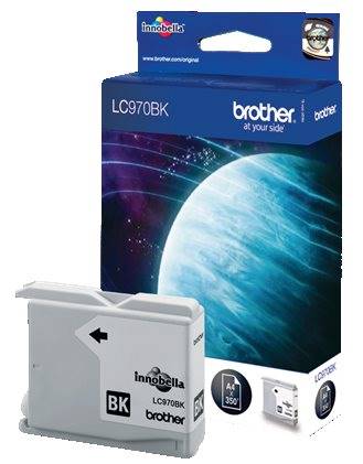 BROTHER Originál LC-970 Black DCP-135C/150C, MFC-235C/260C - LC970BK