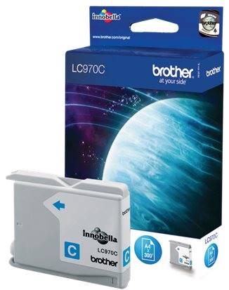 BROTHER Originál LC-970 Cyan DCP-135C/150C, MFC-235C/260C - LC970C