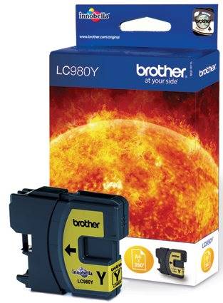 BROTHER Originál LC-980 Yellow DCP-145C/165C - LC980Y