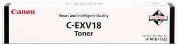 Canon originál toner C-EXV18 black iR 1018/1020/1022/1024 - 0386B002