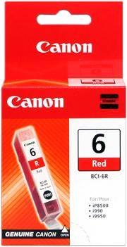 CANON Originál BCI-6R red PIXMA iP6000D/8500, i9950