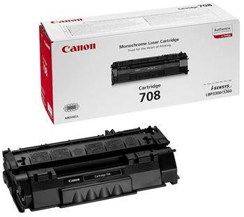 Canon originál toner CRG-708 black LBP 3300 (2500 str.) - 0266B002