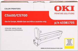 OKI originál valec C5600/C5700 yellow