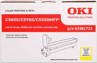 OKI originál valec C5800/5900/5550MFP yellow