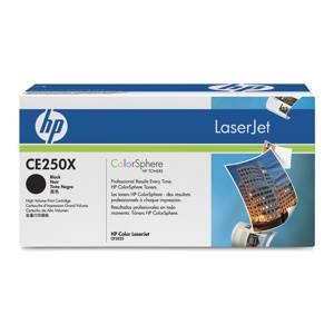 HP originál toner CE250X Čierny Color LJ CM3530/CP3525, 10500str.