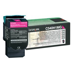 LEXMARK originál toner C540,C543,C544,X543,X544 Magenta 2K - C540H1MG