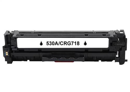 Kompatibilný toner pre HP CC530A/CE410X/CF380X/Canon CRG-718 Black 3500 strán