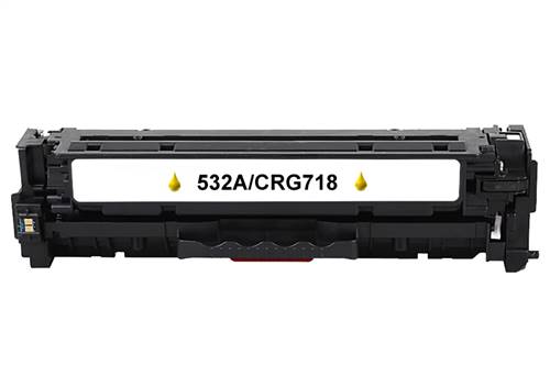 Kompatibilný toner pre HP CC532A/CE412A/CF382A/Canon CRG-718 Yellow 2800 strán
