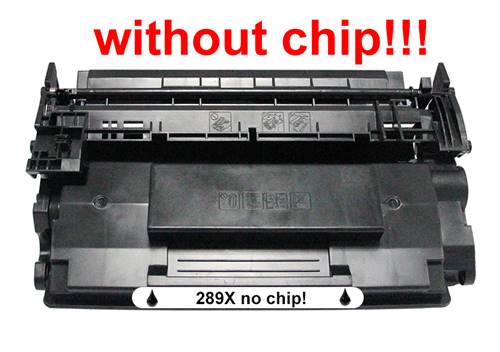Kompatibilný toner pre HP 89X/CF289X/Canon CRG-056-No Chip! Black 10000 strán POZOR kazeta bez čipu!