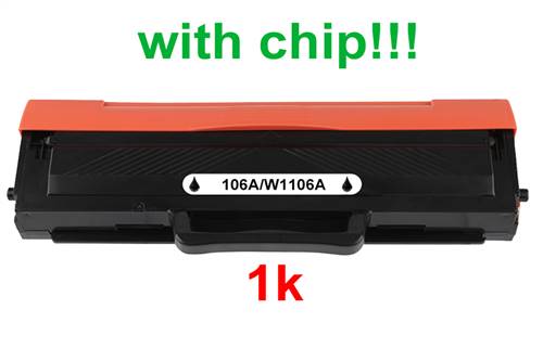 Kompatibilný toner pre HP 106A/W1106A-Plne funkčný čip! Black 1000 strán