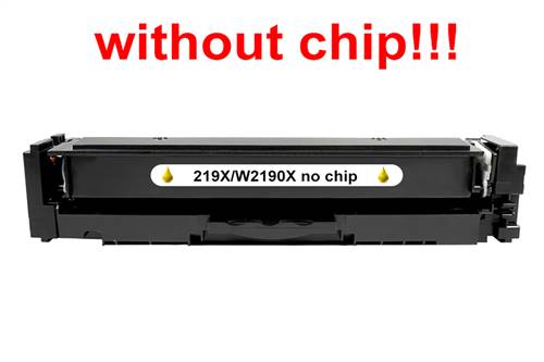 Kompatibilný toner pre HP 219X/W2192X-No Chip! Yellow. POZOR kazeta bez čipu 2500 strán