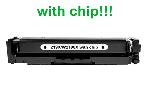 Kompatibilný toner pre HP 219X/W2190X-Plne funkčný čip! Black 3200 strán