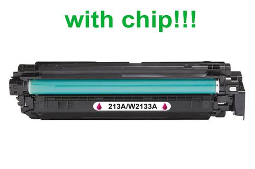 Kompatibilný toner pre HP 213A/W2133A-Plne funkčný čip! Magenta 3000 strán