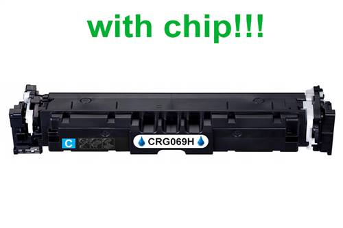 Kompatibilný toner pre Canon CRG-069H s čipom! Cyan 5500 strán