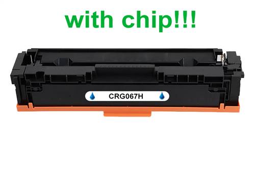 Kompatibilný toner pre Canon CRG-067H s čipom! Cyan 2350 strán