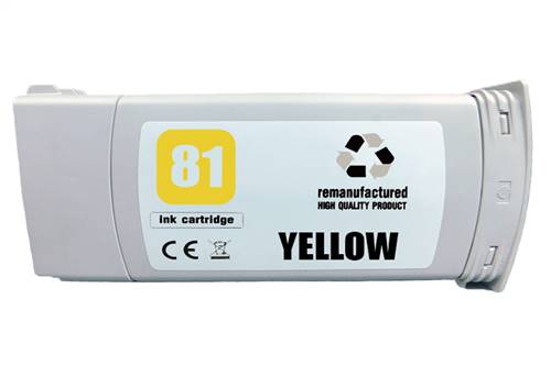 Renovovaná kazeta pre HP 81 /C4933A Yellow Premium