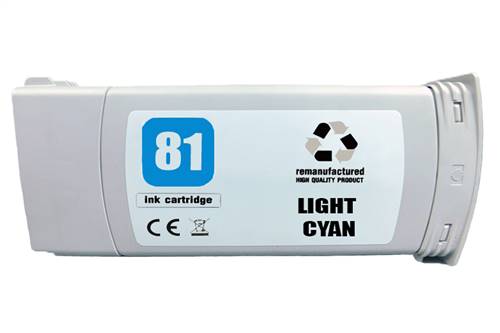Renovovaná kazeta pre HP 81 /C4934A Light Cyan Premium