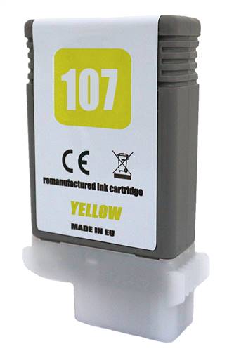 Renovovaná kazeta pre Canon PFI-107Y (130ml) /6708B001 Yellow Premium