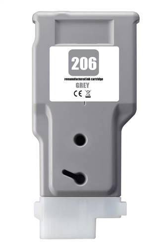 Renovovaná kazeta pre Canon PFI-206GY (300ml) /5312B001 Grey Premium