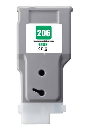 Renovovaná kazeta pre Canon PFI-206G (300ml) /5310B001 Green Premium