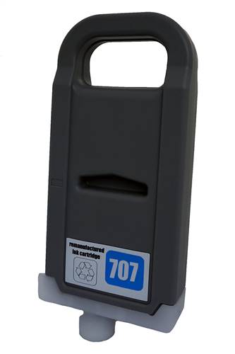 Renovovaná kazeta pre Canon PFI-707C (700ml) /9822B001 Cyan Premium