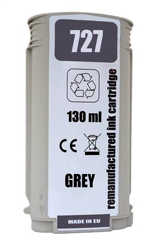 Renovovaná kazeta pre HP 727 (130ml) /B3P24A Grey Premium